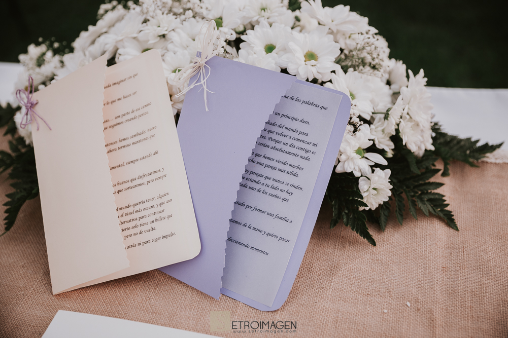 boda civil en el jardín de acadi