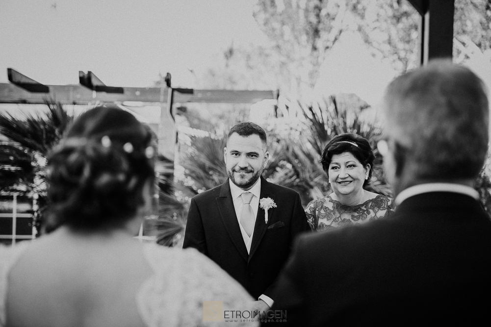 boda civil en jardín de acadi