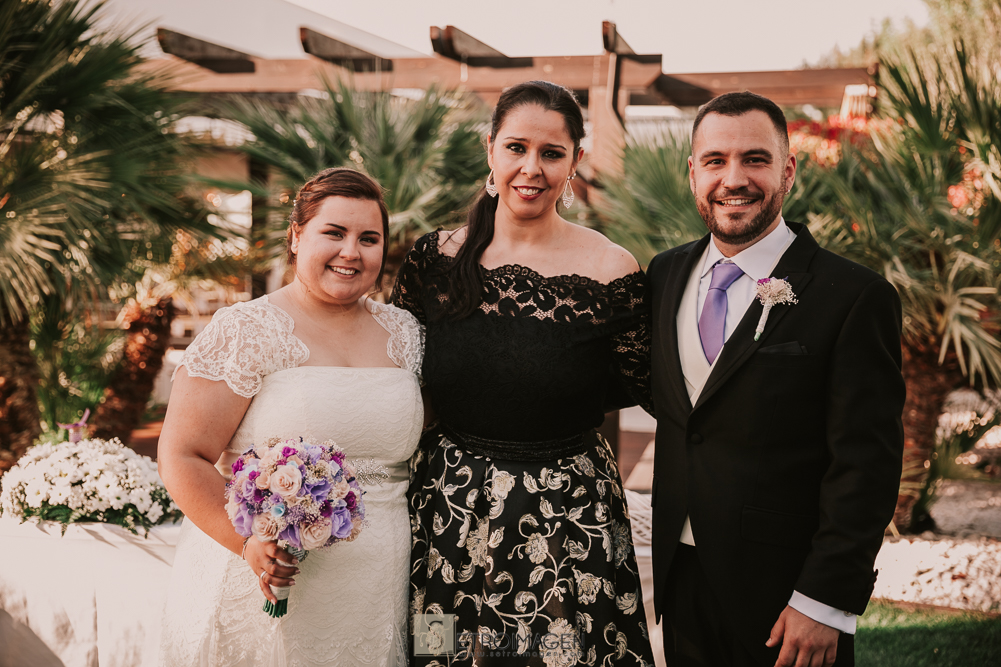 boda civil en jardín de acadi