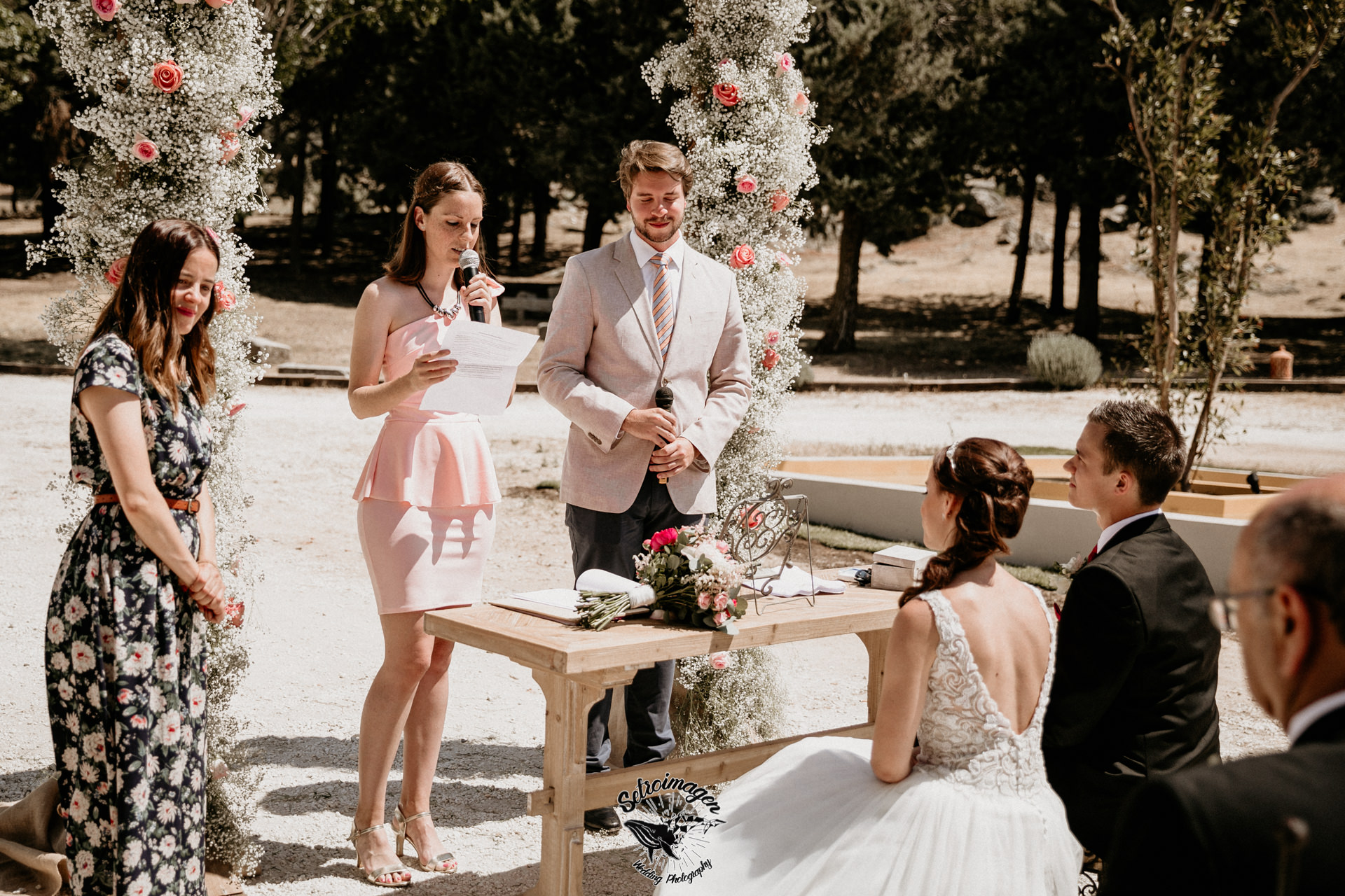 Boda civil en Finca Optimist