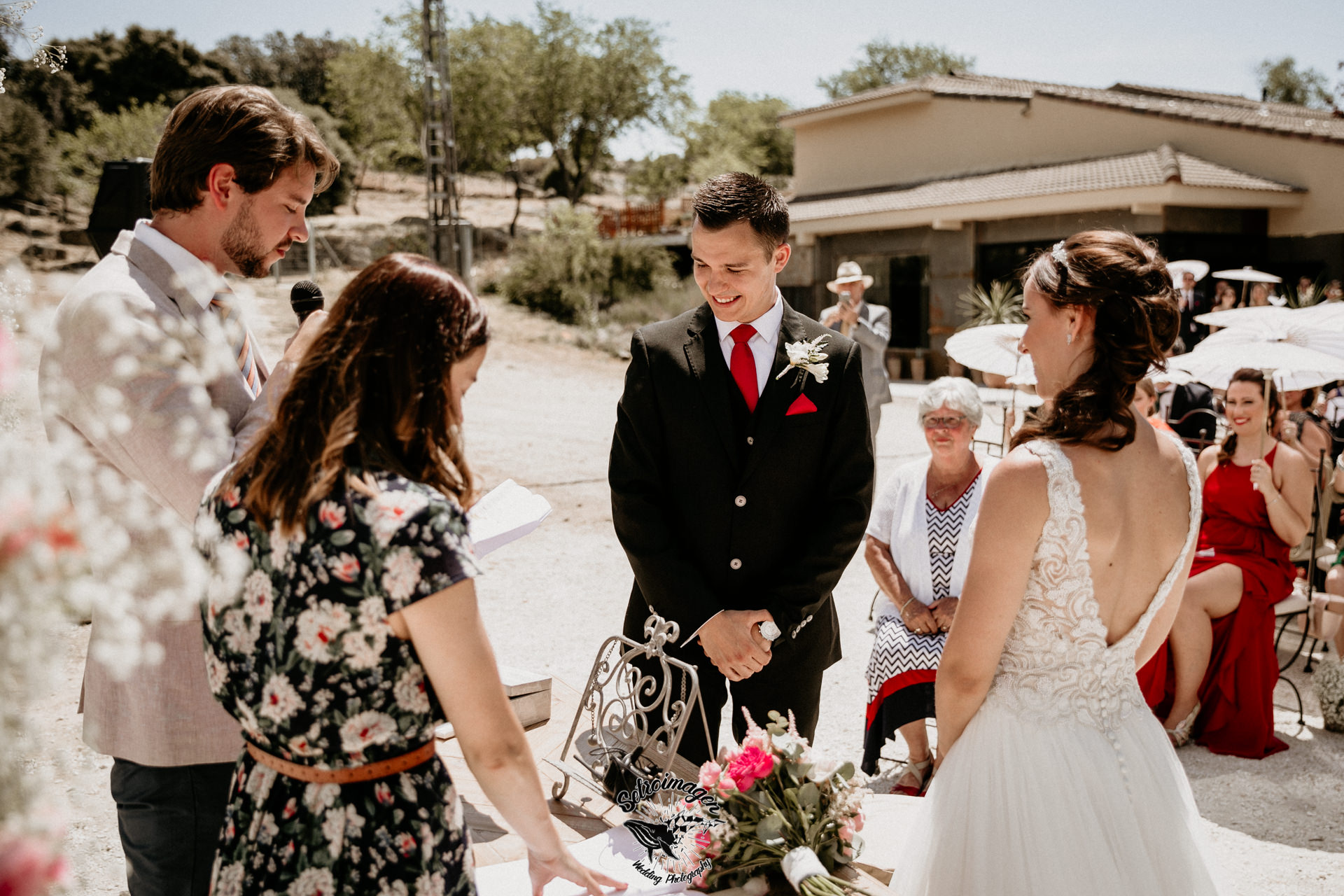 Boda civil en Finca Optimist